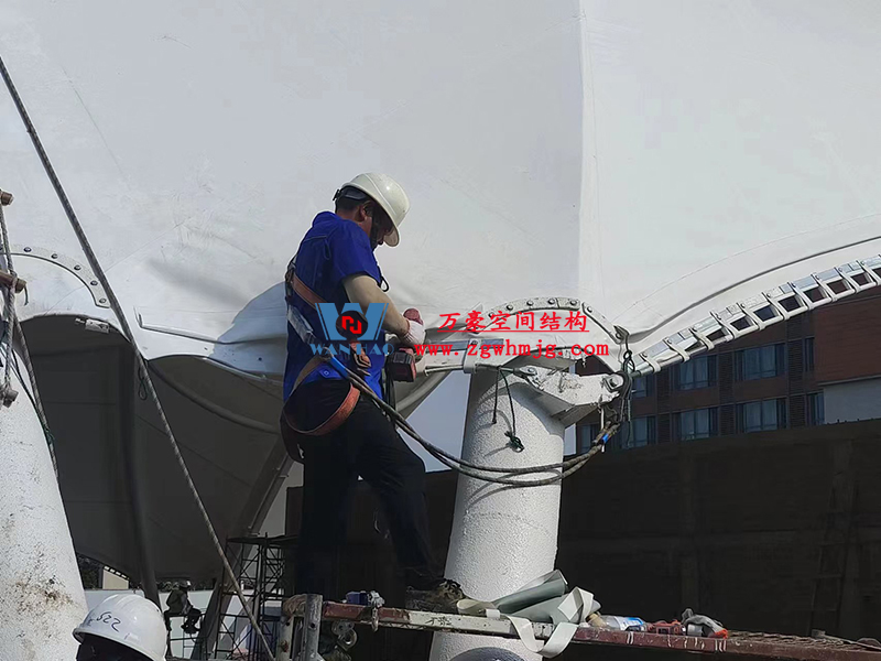 運(yùn)動(dòng)場(chǎng)膜結(jié)構(gòu) 運(yùn)動(dòng)場(chǎng)膜結(jié)構(gòu)