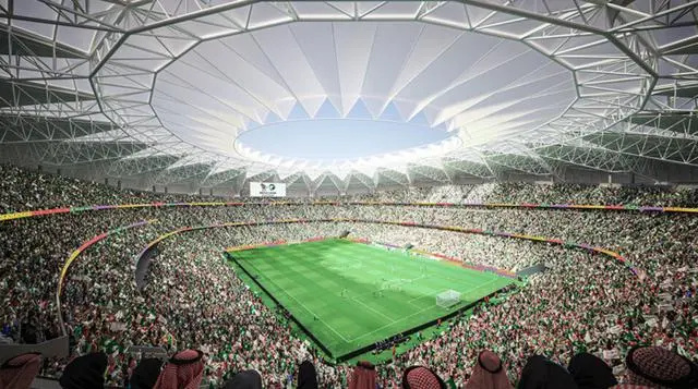 沙特公布2034年世界杯的15個場館設(shè)計(jì)，預(yù)計(jì)耗資數(shù)千億美元