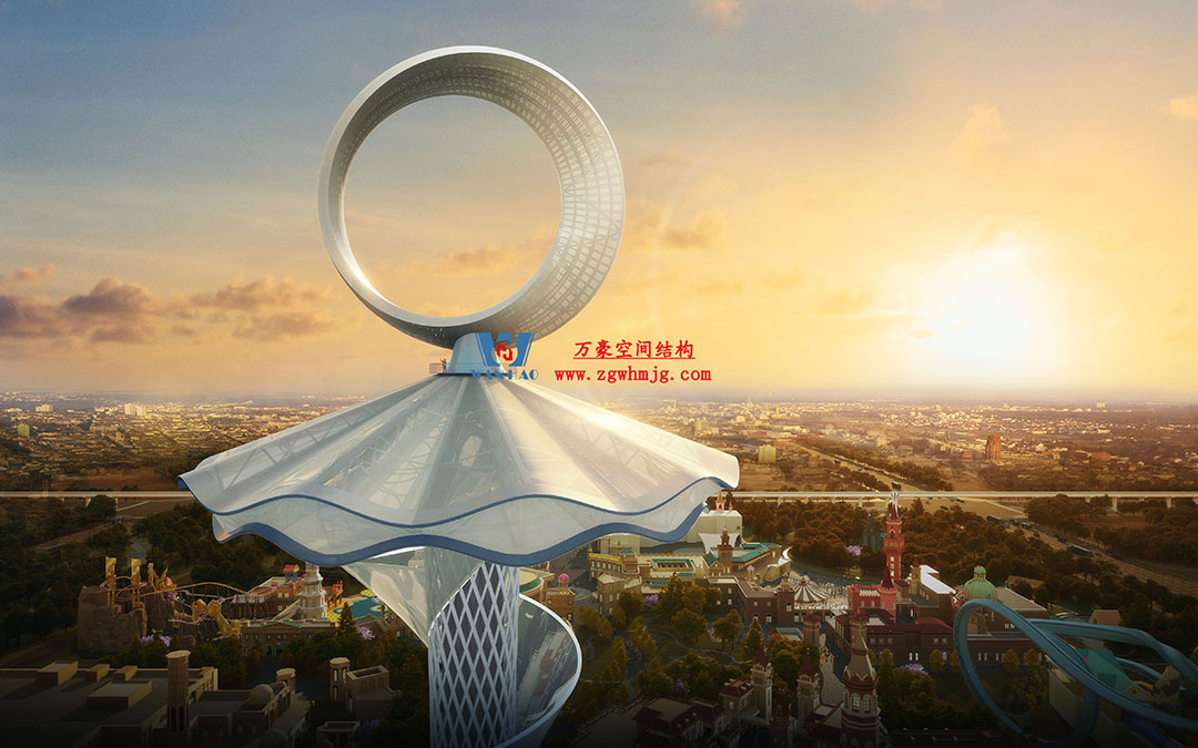 ETFE膜結(jié)構(gòu)地標(biāo)塔—以愛之名，點(diǎn)亮絲路歡樂世界
