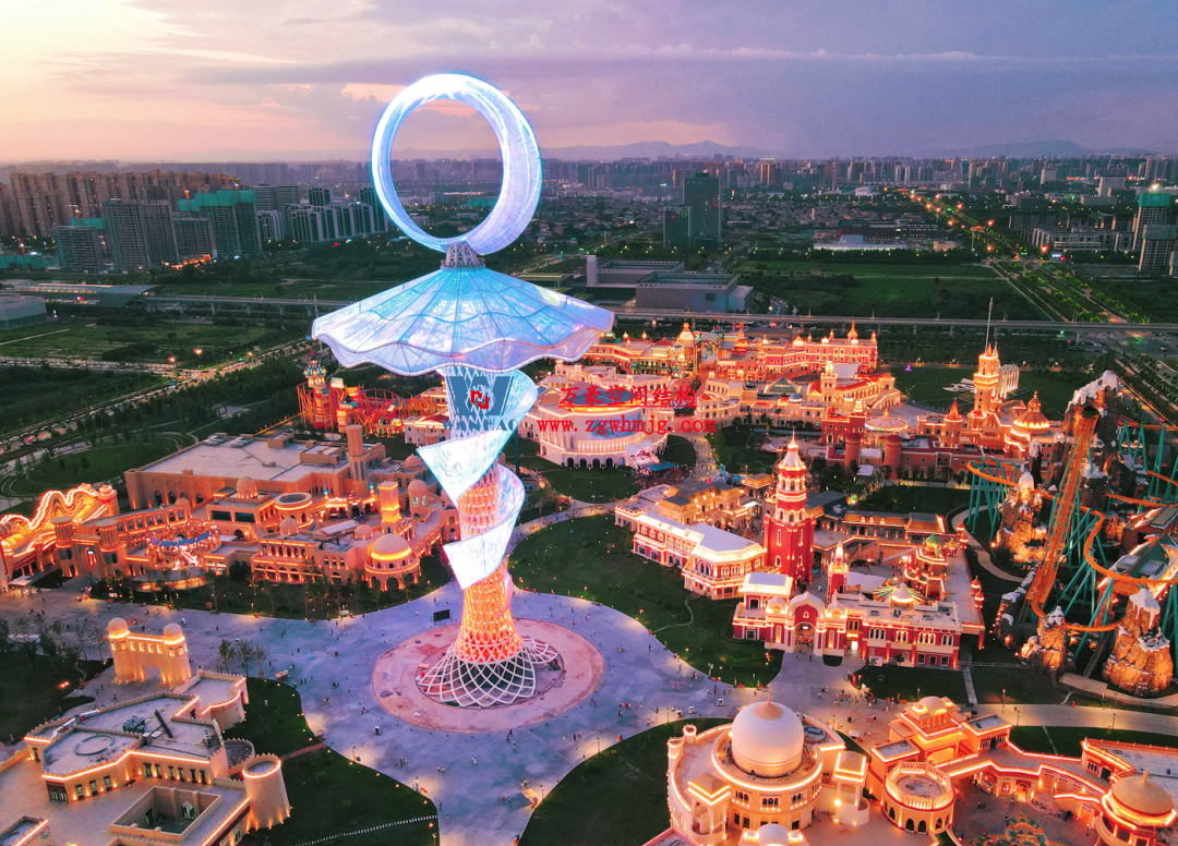 ETFE膜結(jié)構(gòu)地標(biāo)塔—以愛之名，點(diǎn)亮絲路歡樂世界