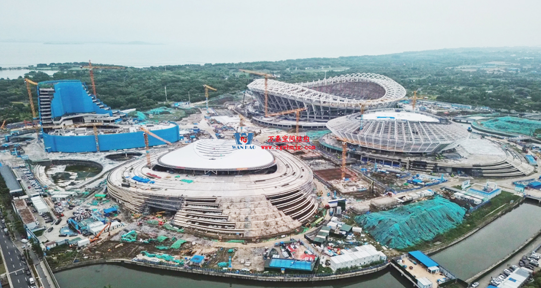 緊跟“蘇超熱浪”，火熱施工中，一只白鷺即將振翅高飛！