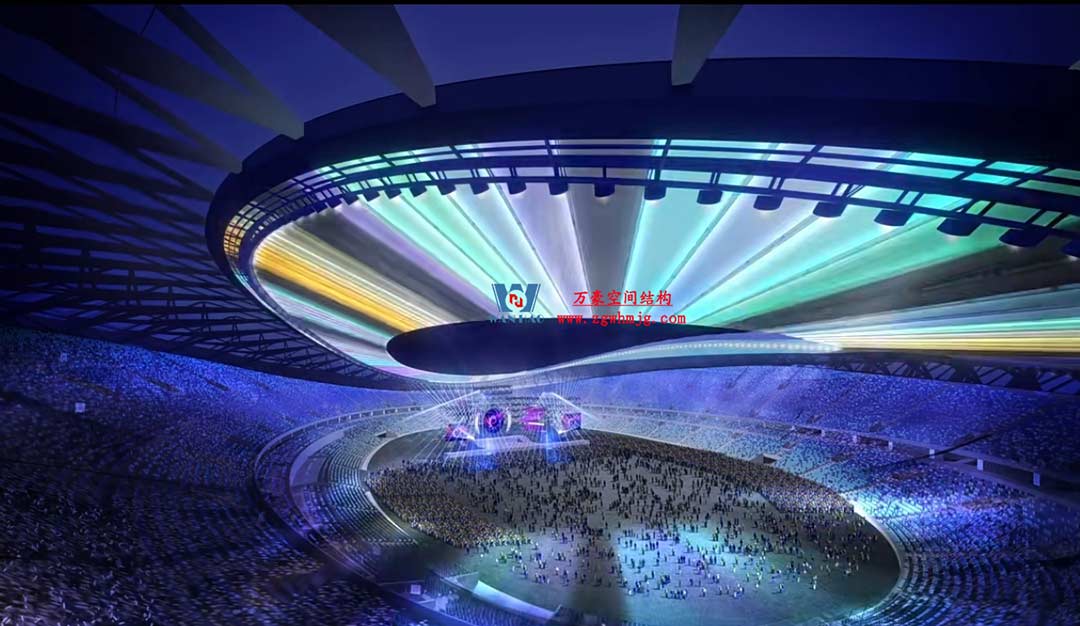 太湖之畔，華燈初上|無錫奧體中心施工加速